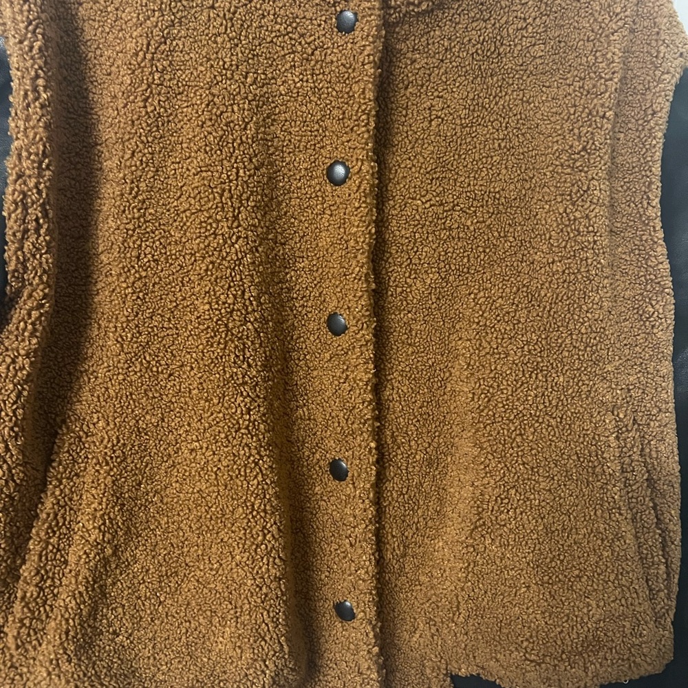 Brown and Black Varsity Jacket - Picture 3 of 7